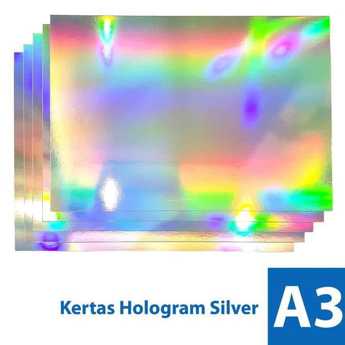 

Kertas Hologram Perak 300 gsm A3/A3+ - Paper Silver