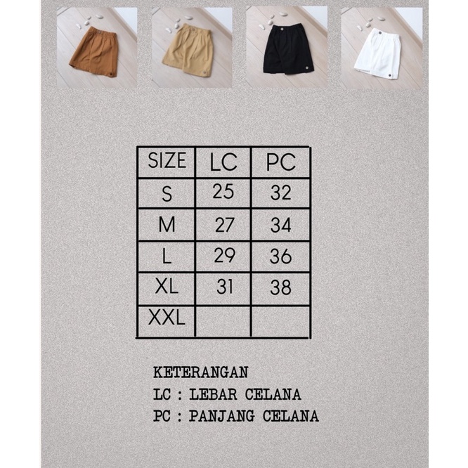 JIGGY Short Pants Unisex 1-6thn / Celana Pendek Anak