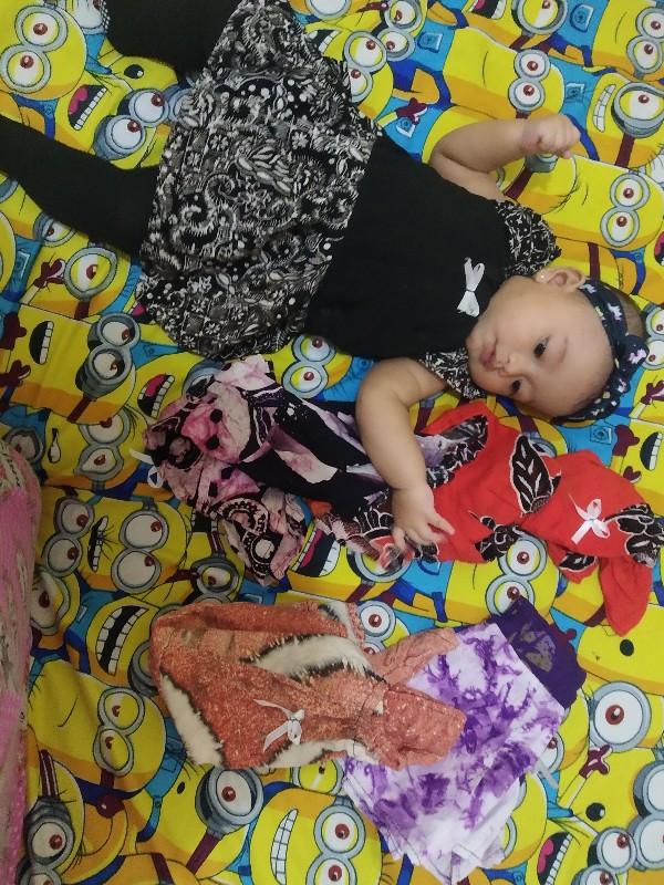 Baju Harian Anak / Baju Tidur Anak / Baju / Dress Batik Anak Usia 6 Bulan - 2 Tahun Random