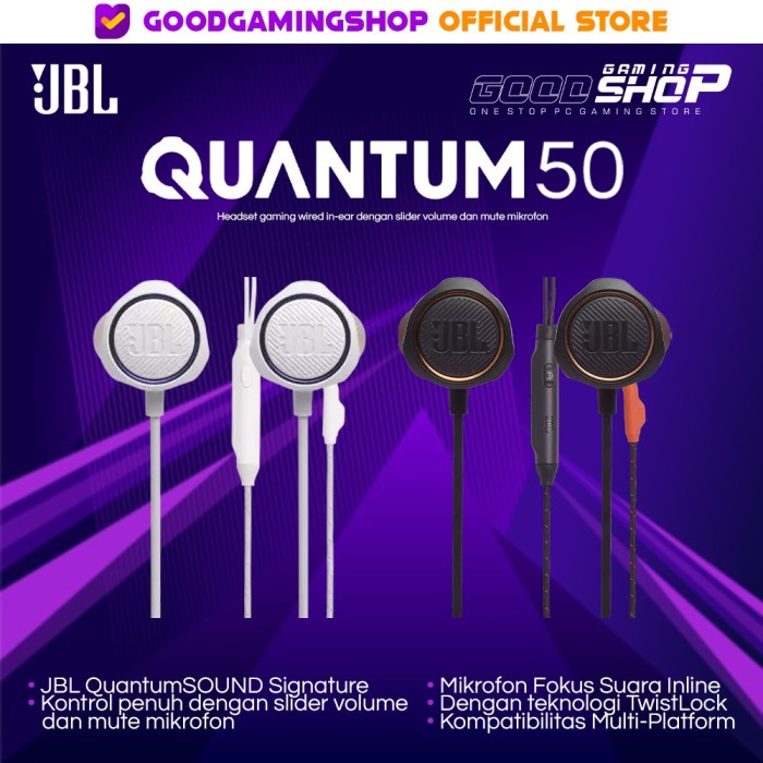 JBL QUANTUM 50 - GAMING EARPHONE