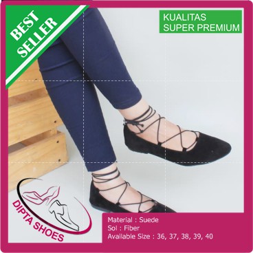 SEPATU FLAT SHOES FLATSHOES GRATICA UD23 PURPLE