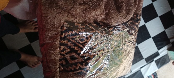 Laskita Tunik Bruklat ~ Free Slendang ~sania Ruffle Batik Couple Ori Ndoro Jowi Dnt Garansi Termurah