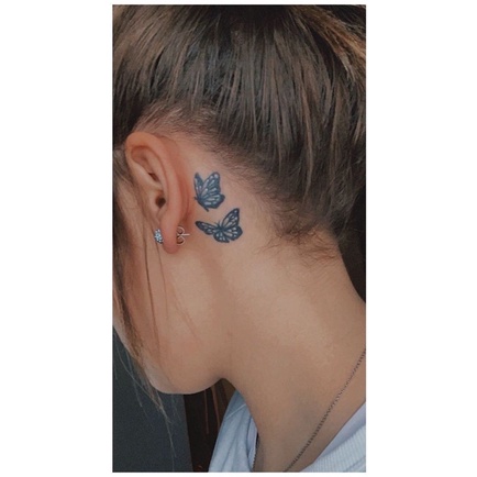 Tatto Temporer Murah / Tatto Temporary Kecil Kupu Kupu Cocok Buat Wanita