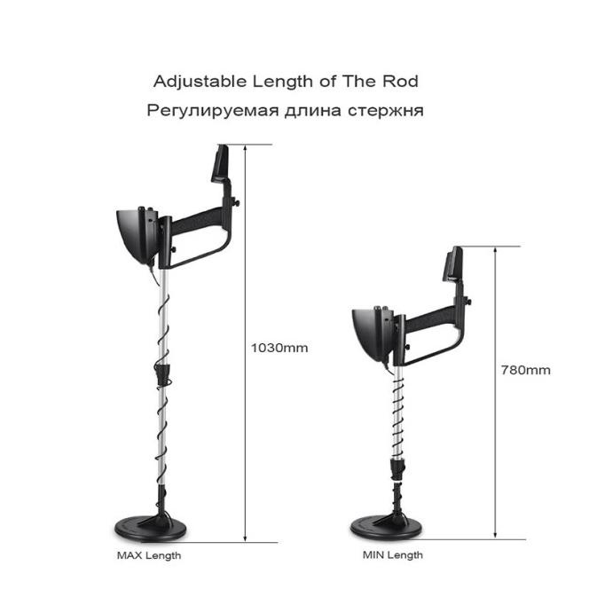 Presisi Tinggi Detektor Logam Emas Metal Detector Bawah Tanah