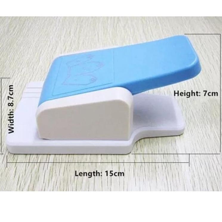 

Trend Produk Bulan Tag Puncher Bookmark Embossing Gift Hang Tag Paper Punch 3 size in 1 [od -910]