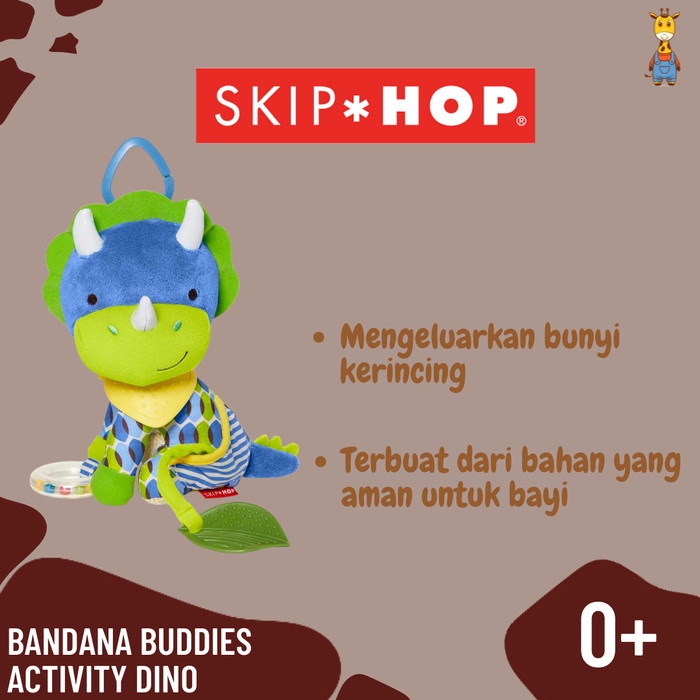 Skiphop Bandana Buddies Activity Dino Set