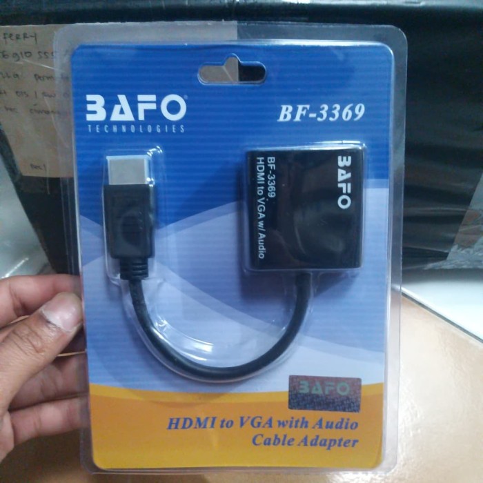 Order Langsung konektor Hdmi Vga Bafo / Bafo Hdmi To Vga with Audio/ Bafo BF 3369 terbaik