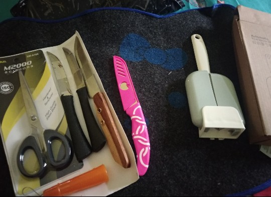 Tokoalif - Pisau Buah Sayur Makanan Kitchen Set Stainless Steel Knife Dapur Unik / Pisau Apel