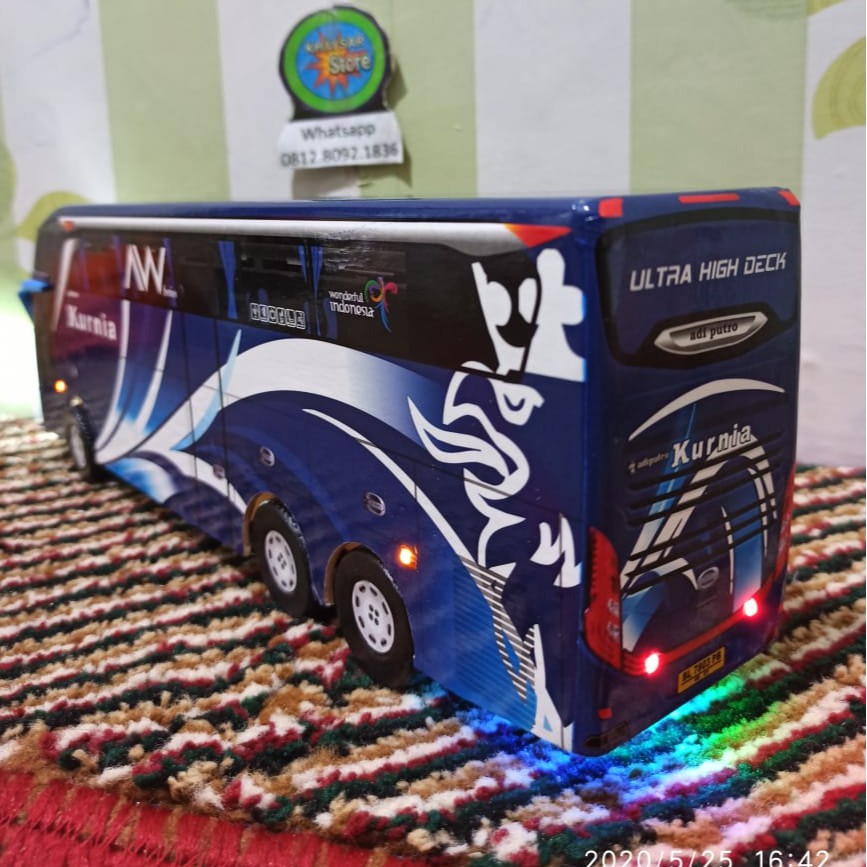 Miniatur bus bis DD KURNIA plus Lampu