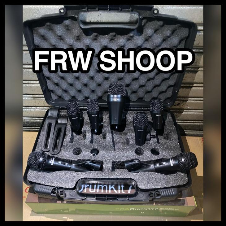 Mic Shure Pga Kit 7 / Kit7 ( Drum Kit 7) Profesional Drum Mic Kode 1473