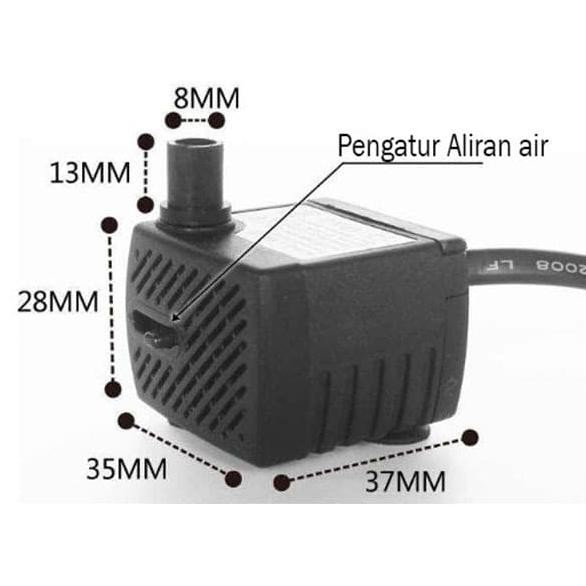 |Terbaru| Pompa Hidroponik Pompa Mini Pompa Kecil Aquarium Water Pump |Promo