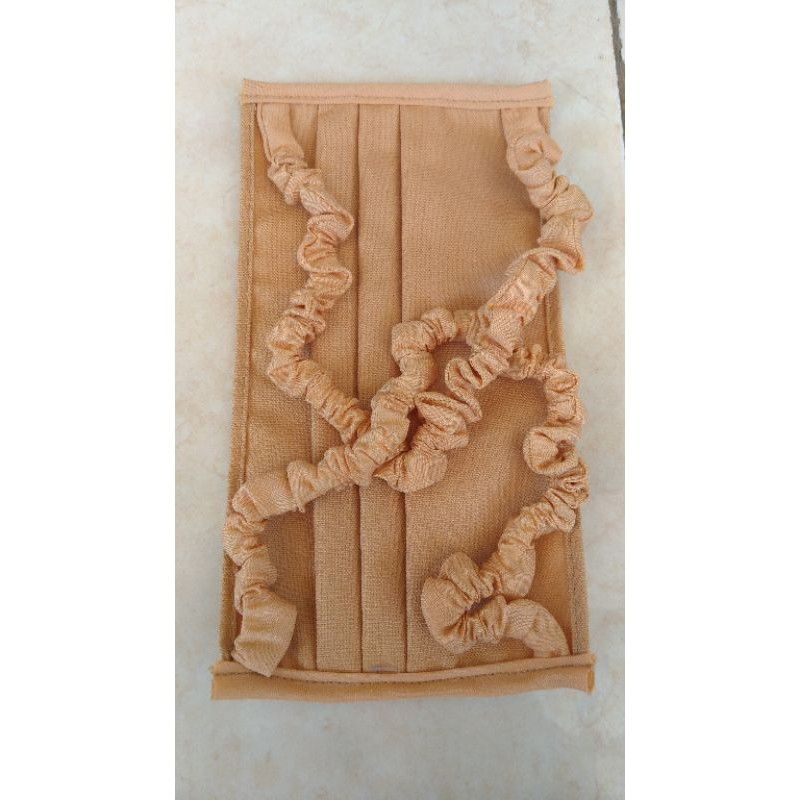 Masker ( isi 5 pcs ) Promo Spesial Bulan Ramadhan / Masker Serut / Masker Kain Serut / Masker  Hijab