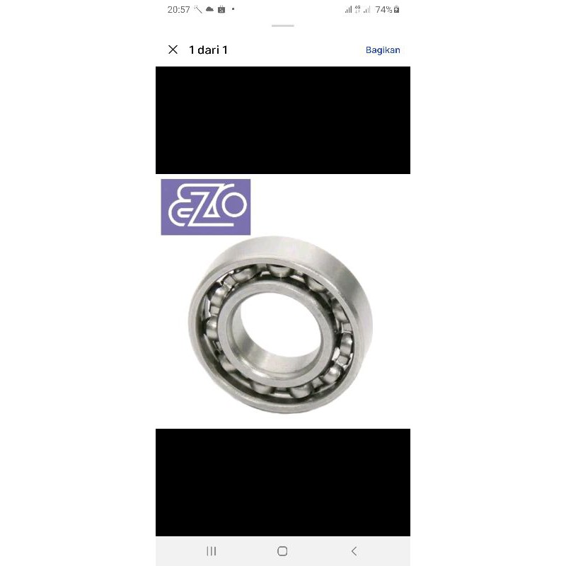 Ball bearing 687 EZO (7×14×3.5)