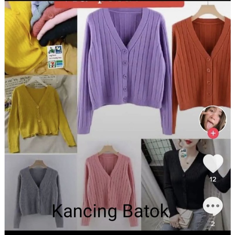 Baju Atasan Cewek|| Rajut Atasan Wanita Bahan Lembut Allsize || Bisa COD