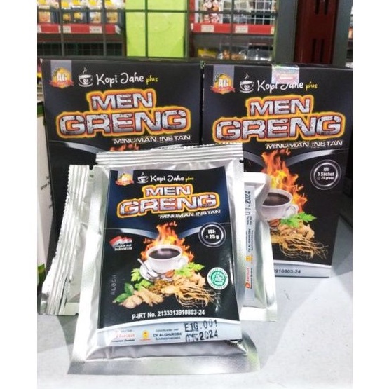 Kopi Jahe Plus Herbal Stamina Pria Men Greng isi 5 sct