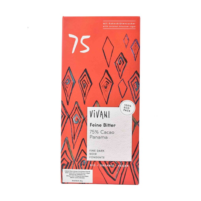 

Bagus Vivani Organic Dark Chocolate 80 Gr - 75persen