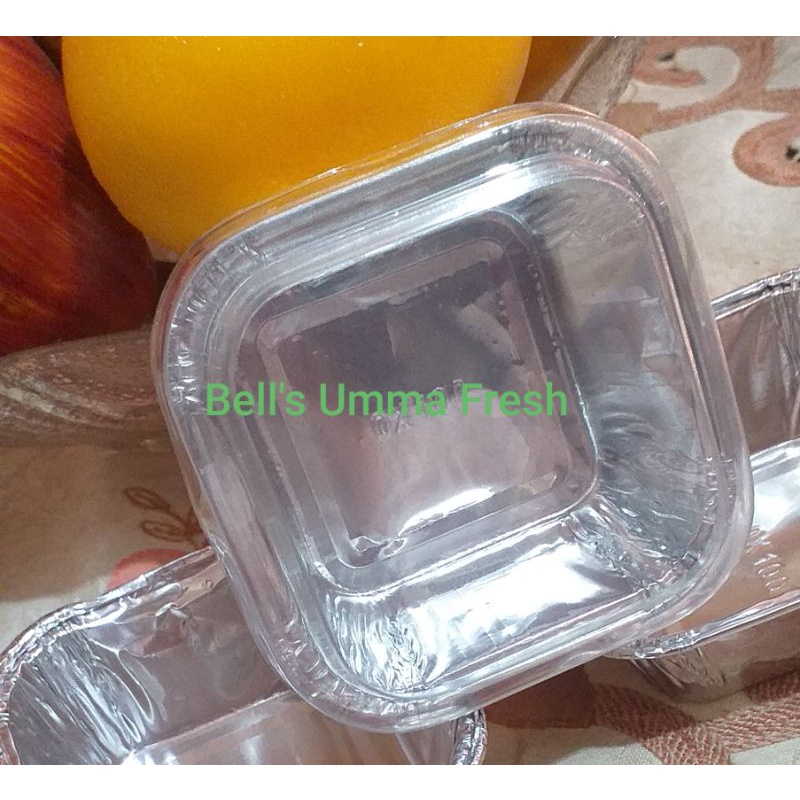 alumunium foil cup OX100 + tutup