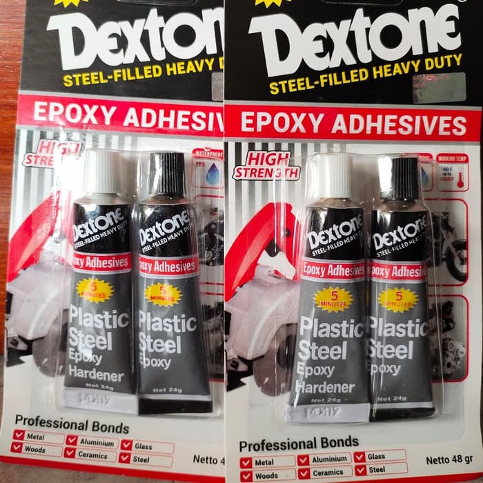 

Lem Besi Dextone Steel 48 gram / Lem Serba Guna Dextone