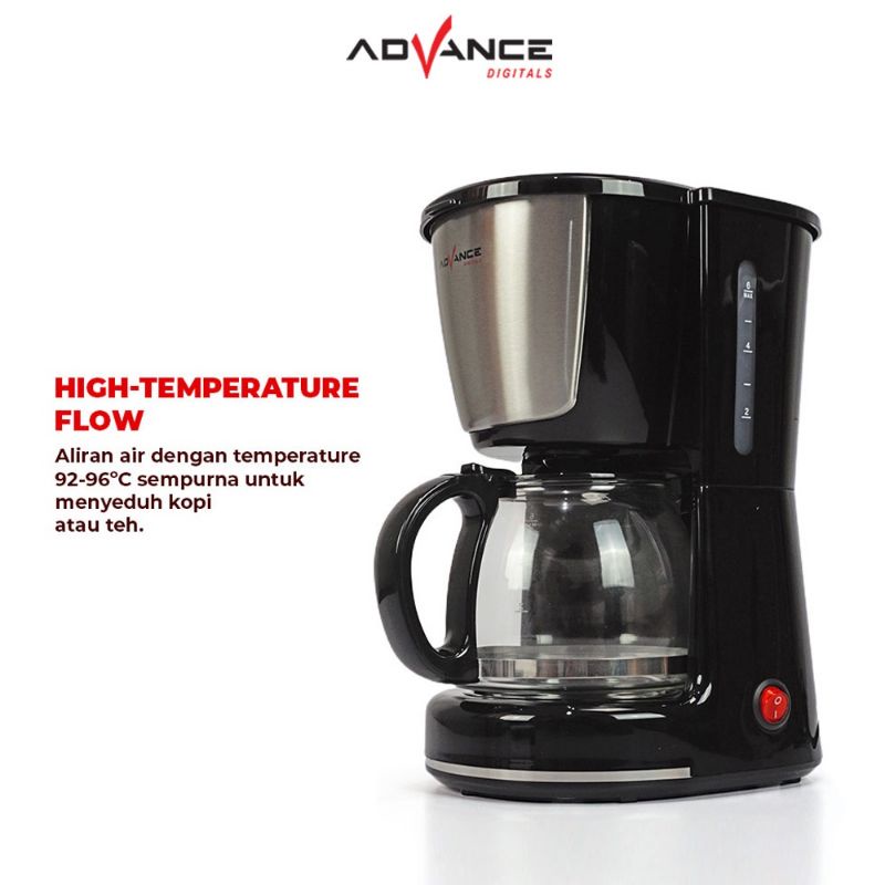 COFFEE MAKER / Mesin pembuat Kopi ADVANCE CM-208A 0.6 L