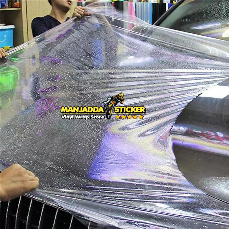 Sticker Transparan Anti Gores Super Glossy Original Merk Maxdecal Lebar 126Cm