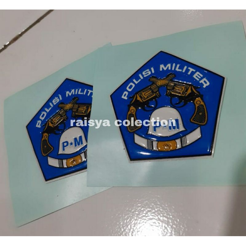 stiker pm / stiker polisi militer