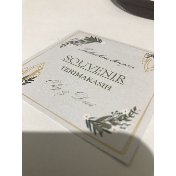 Kupon Penukaran Souvenir