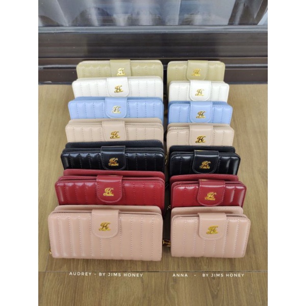 ANNA DAN AUDREY WALLET JIMSHONEY DOMPET LIPAT PENDEK DAN PANJANG IMPORT TERBARU