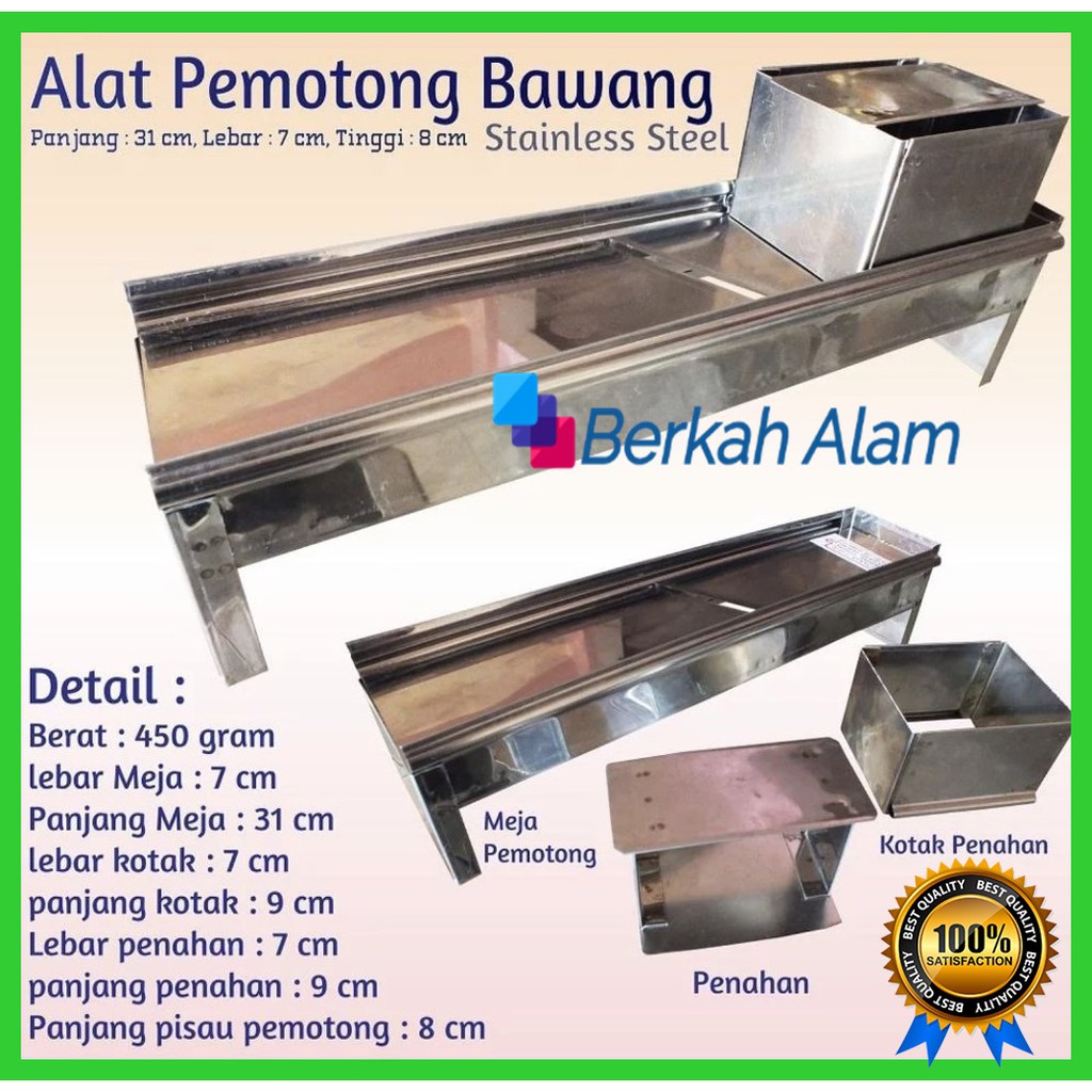 Pemotong Bawang - Pengiris Bawang Manual stainless steel