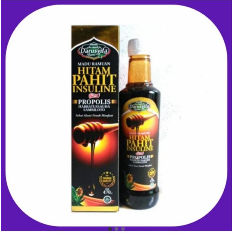 

Madu Hitam Pahit Darusyifa Plus Daun Insulin 470 gr original