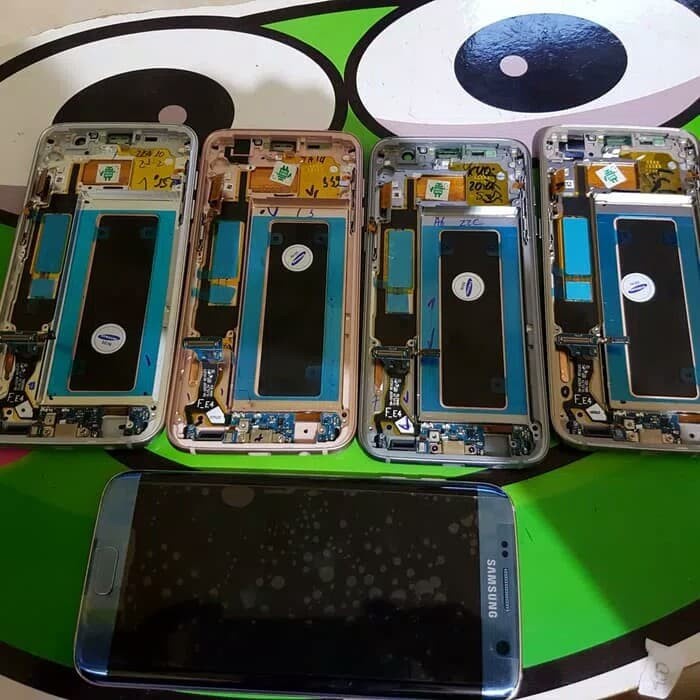 {SuheStore} LCD  Touchscreen  bazel samsung S7 Edge ori New Limited