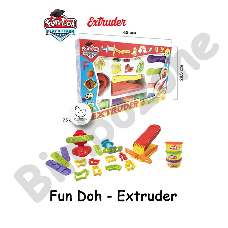 Bimbozone - Fun-Doh Extruder Set Mainan Edukasi Anak FunDoh mainan anak perempuan mainan anak laki laki - Fun Doh Extruder