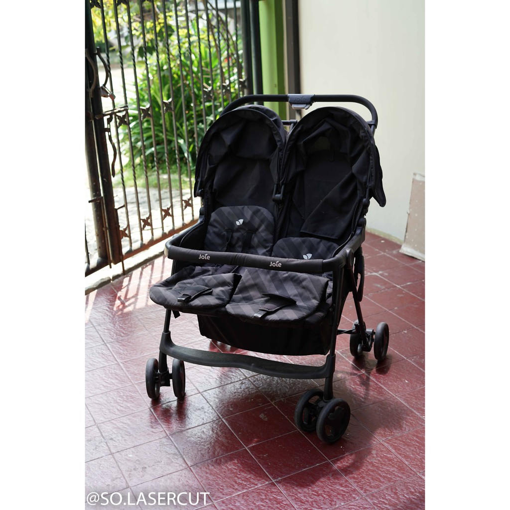 Stroller Joie Meet Aire Twin Liquorice 