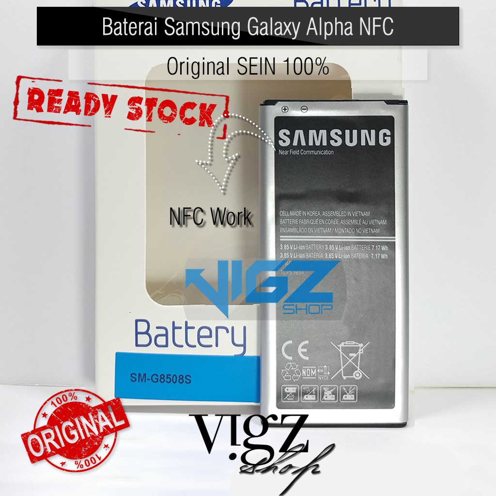 Baterai Samsung Galaxy Alpha G850 NFC Original SEIN 100%