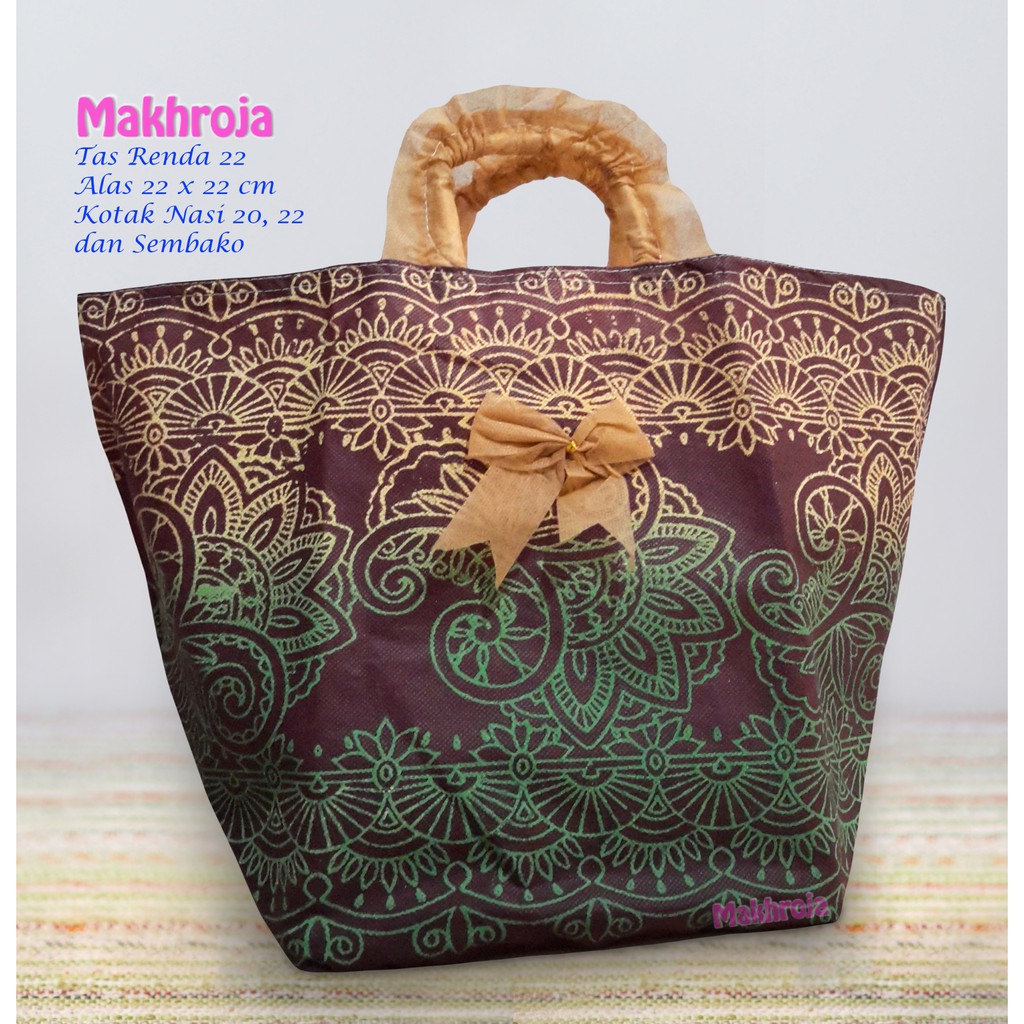 

Tas Hajatan Goodie Bag Kibir 22 Balian Maroon