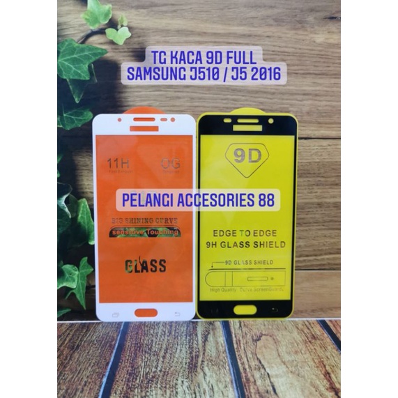 ANTIGORES SAMSUNG J510 / J5 2016 ANTI GORES KACA TG TEMPERED GLASS FULL 9D