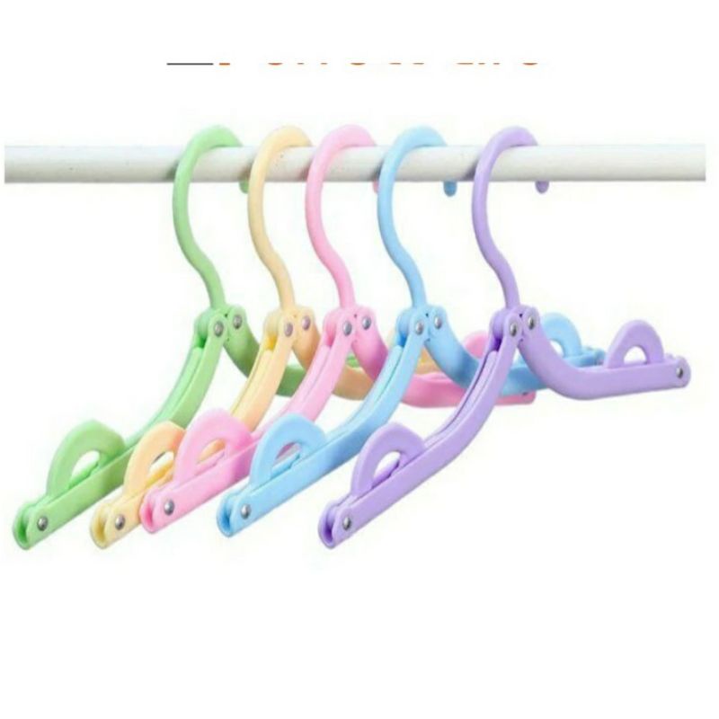 Hanger Lipat Portable Gantungan Baju Travelling