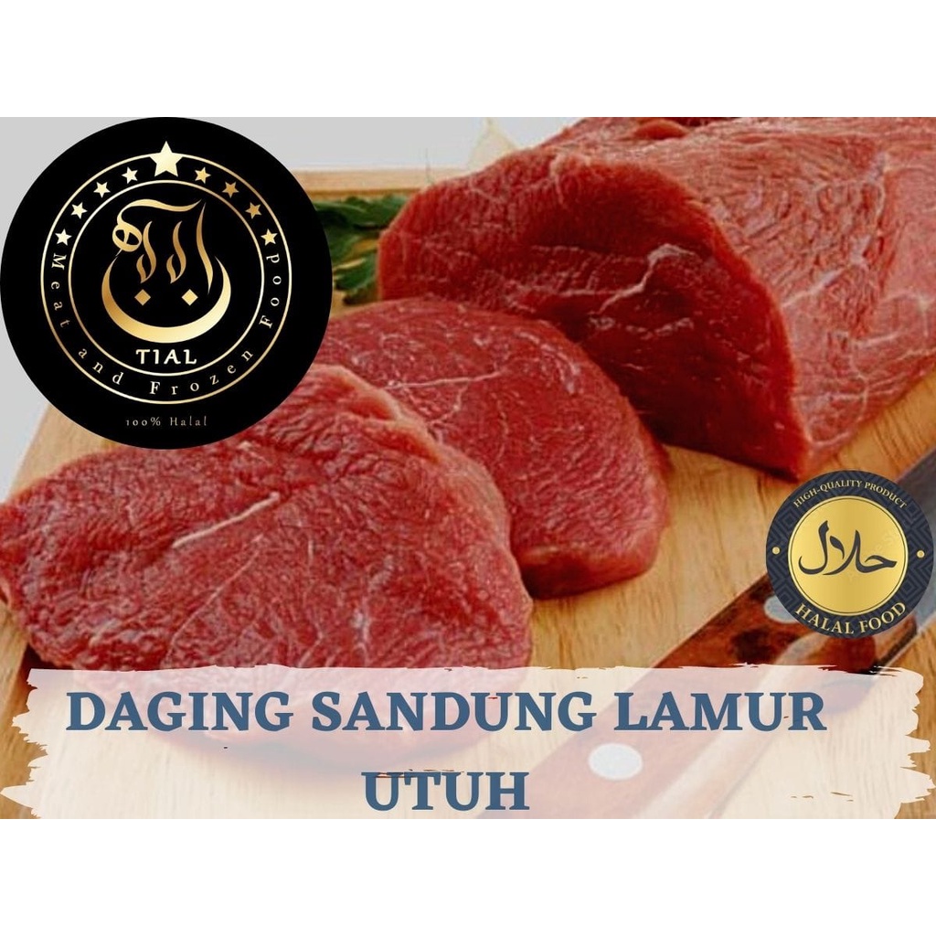 

DAGING SANDUNG LAMUR UTUH 500gr/ Daging Sapi/ Daging Utuh/ Daging potong/ Beef/ Daging Impor/ Daging Halal/ Frozen Food