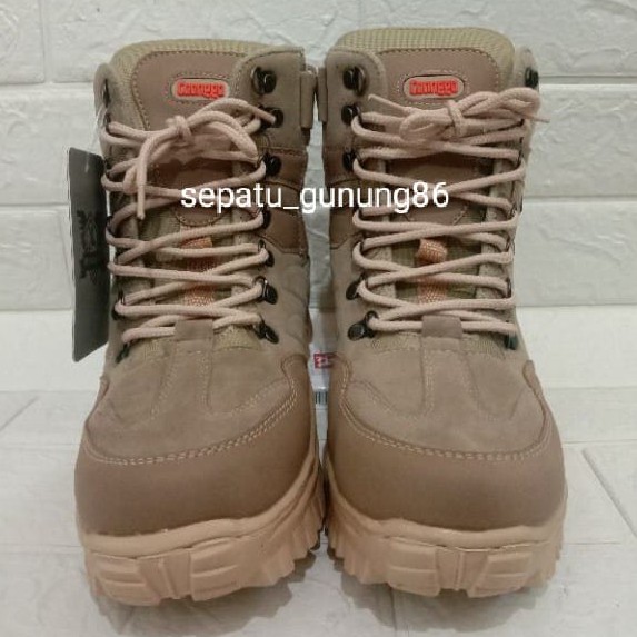 SEPATU TACTICAL BOOTS PRIA/WANITA,SEPATU GUNUNG SAFETY UJUNG BESI TINGGI 6INC