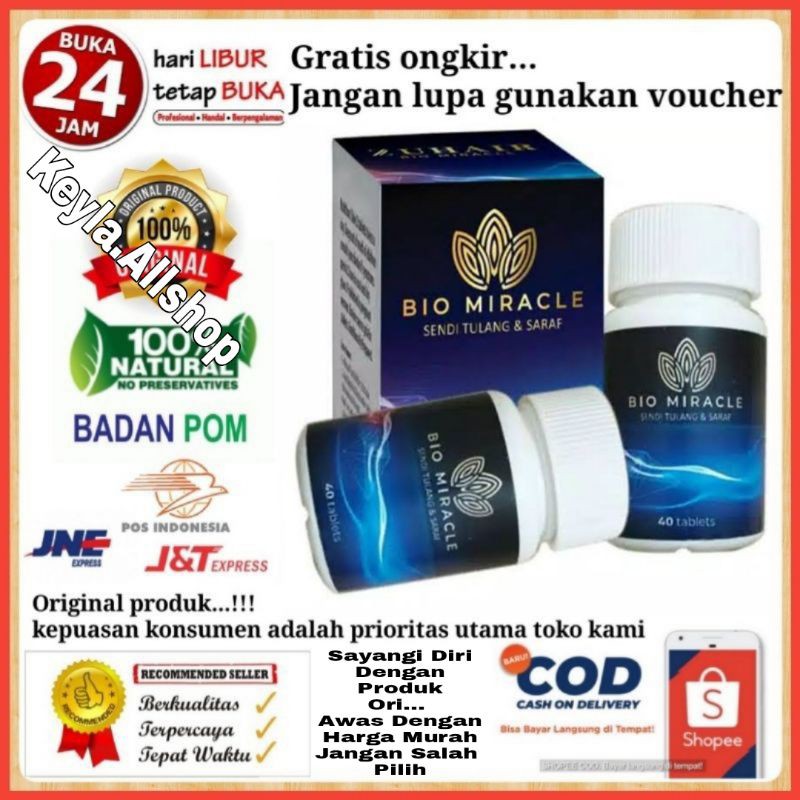 BIO MIRACLE Obat Stroke Sendi Dan Saraf Paling Ampuh Di Dunia 100% Original
