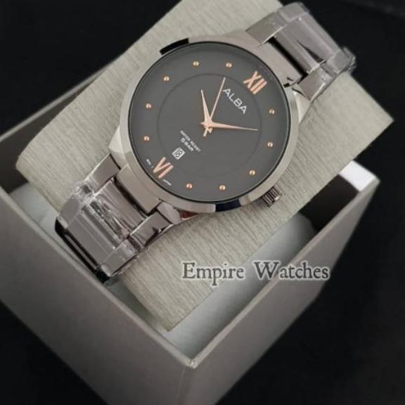 Paling Disukai.. Jam Tangan Pria Alba 4D1741 Tanggal Aktif