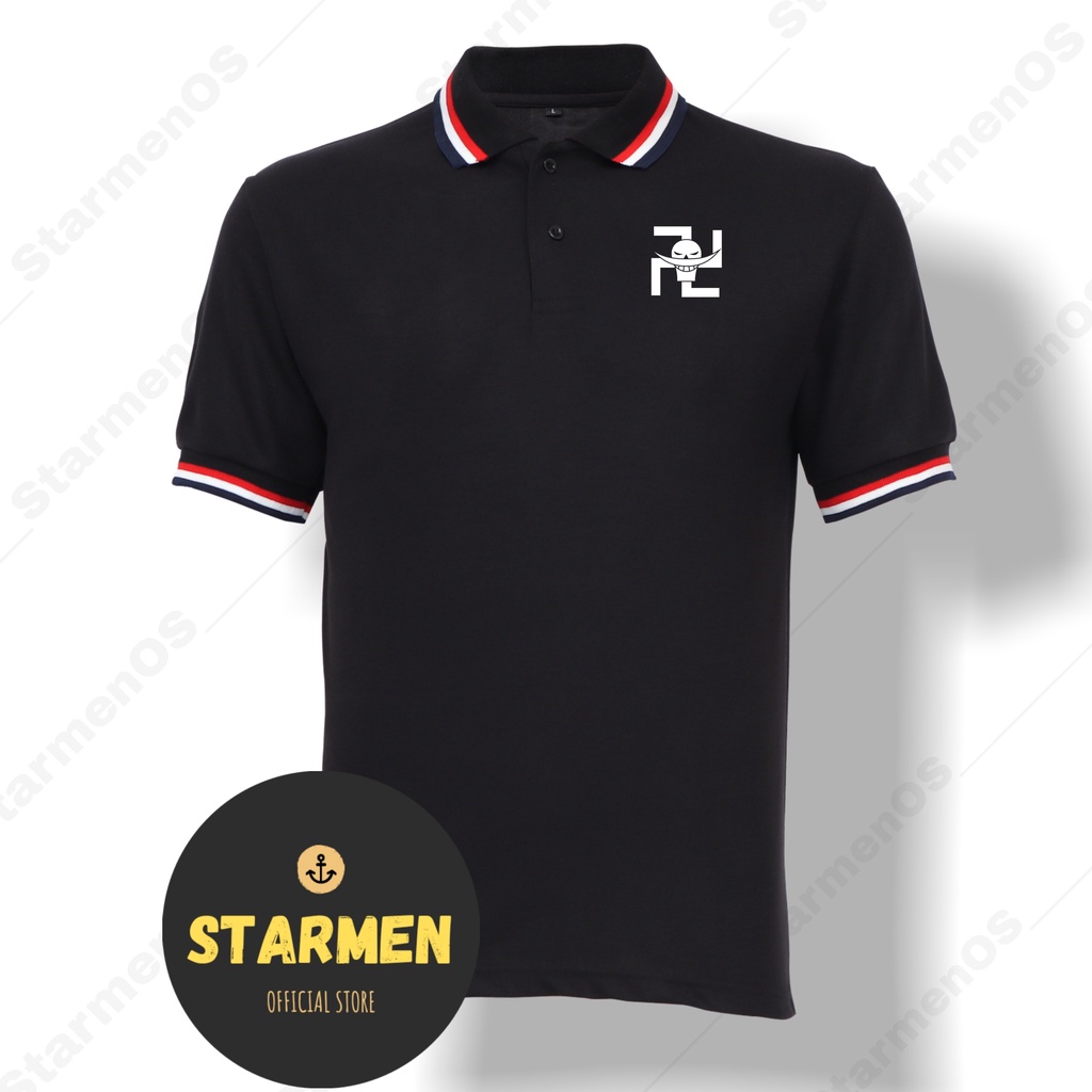 Kaos Polo Shirt Pria Kerah Logo SHIROHIGE