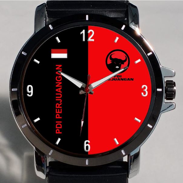 Jam Tangan Pria Pdip Pdi Perjuangan Custom