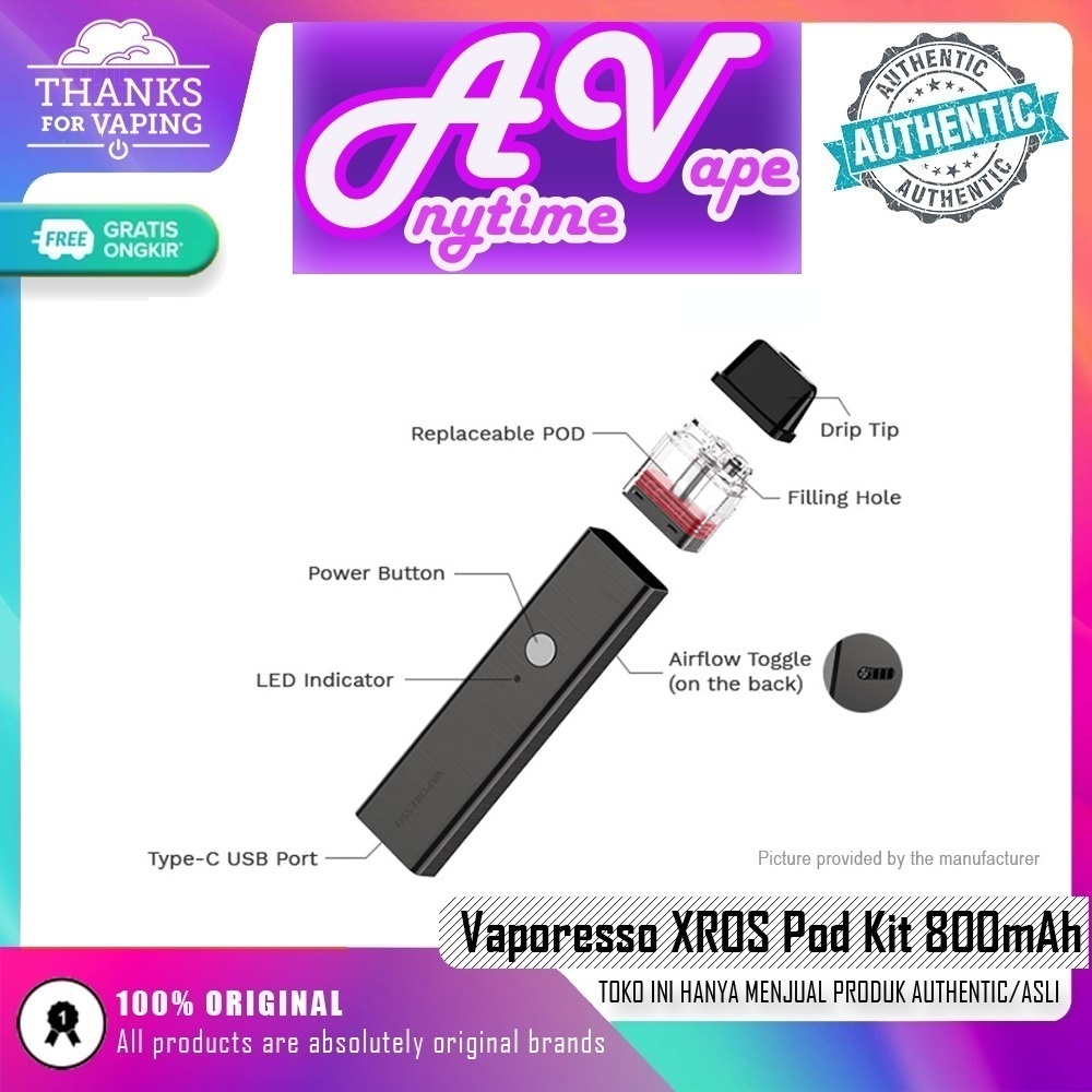 XROS KIT 800mAh 2ml Authentic Original 100%