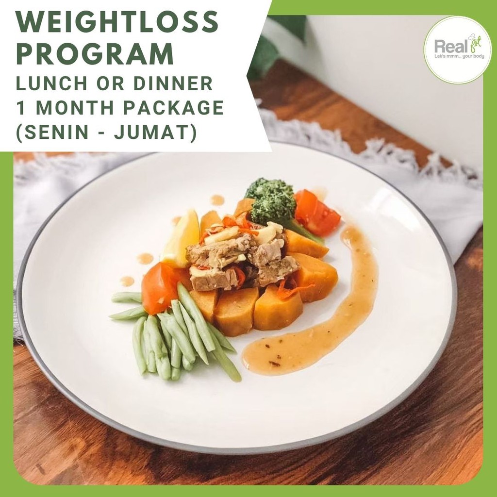 

Weightloss Diet Lunch OR Dinner ONE MONTH (Senin-Jumat)