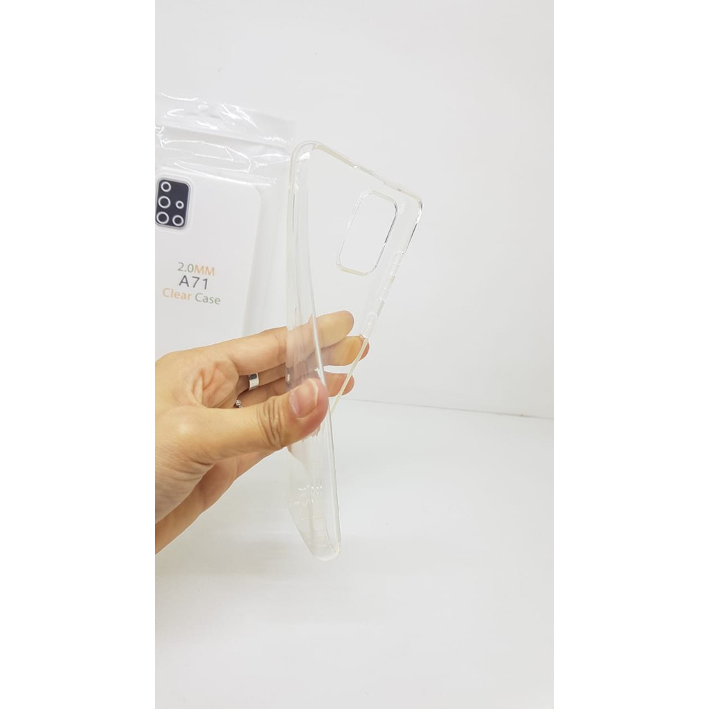 Soft Case Transparan Samsung A71 6.7 Inchi Clear Ultra Thin TEBAL 2.0mm A715F SUPER CLEAR