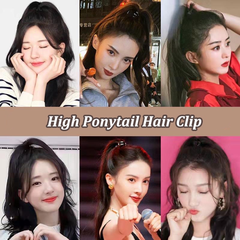 Jepit Rambut Ponytail Bentuk Bunga Warna-Warni Gaya Korea Untuk Wanita