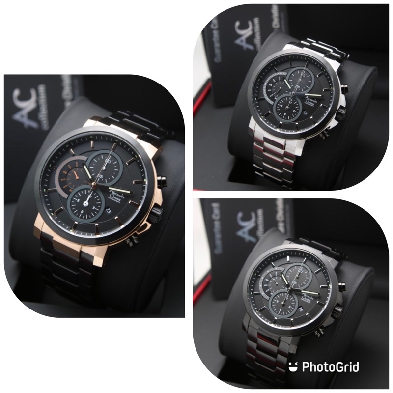 jam tangan pria alexander cristie original ac6563 / ac6350 stanless steel