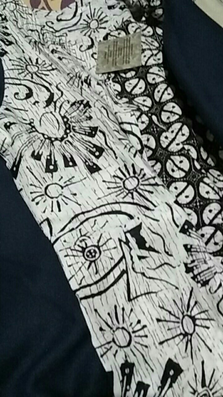 Tey-17 Batik Wanita Asj Sa Hrb026 Kenongo Kemeja Tosca Pendek