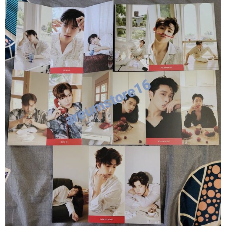 2PM MUST FOLDING JUNHO JUNK NICKHUN CHANSUNG WOOYOUNG PC PHOTOCARD