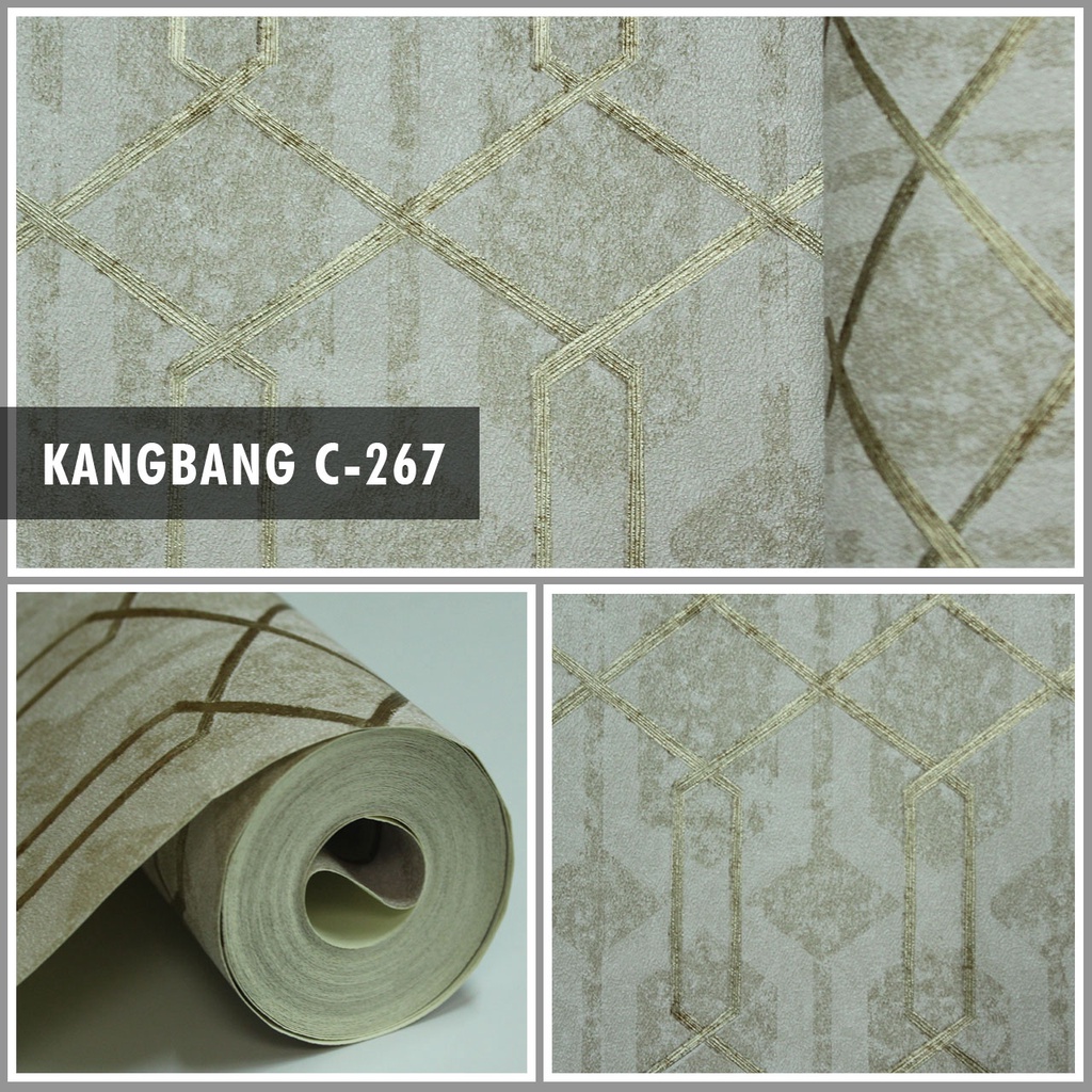 Wallpaper Dinding bahan Vinyl Premium Kode C266 C271 Parkson Wallpaper